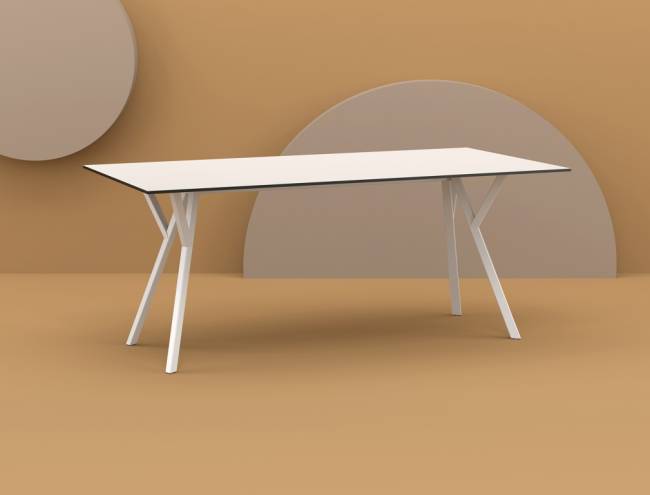 Стол пластиковый Max Table 180 белый 1800х900х740 мм Стол пластиковый Max Table 180 белый 1800х900х740 мм