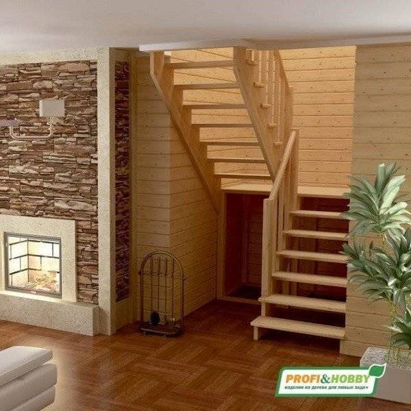 Деревянная лестница К-004м/3