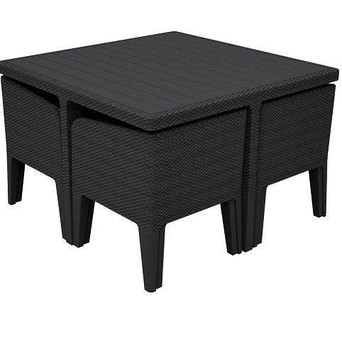 Комплект мебели Колумбия 5 сет (Columbia set 5 pcs) Graphite / Grey Комплект мебели Колумбия 5 сет (Columbia set 5 pcs) Graphite / Grey