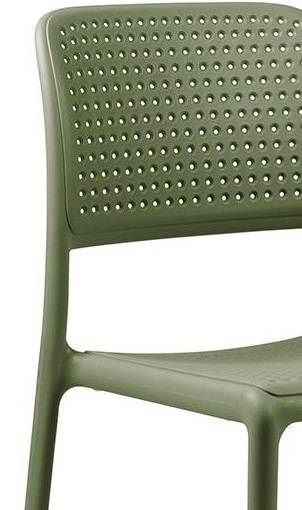 Стул пластиковый Bora Bistrot агава 490х540х830 мм