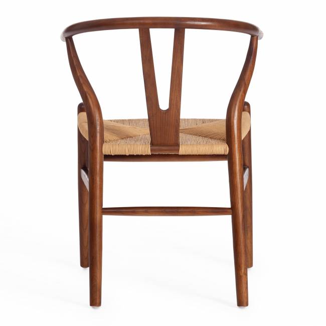 Стул Вишбон/Wishbone (мод.CB2212) дерево вяз, 57х50,5х79,5, темный орех №5 орех темный дерево вяз
