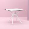 Стол пластиковый Air Table 80 белый 800х800х740 мм