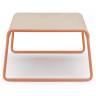 Столик кофейный Lisa Lounge Side Table терракотовый, тортора 630х550х320 мм Столик кофейный Lisa Lounge Side Table терракотовый, тортора 630х550х320 мм