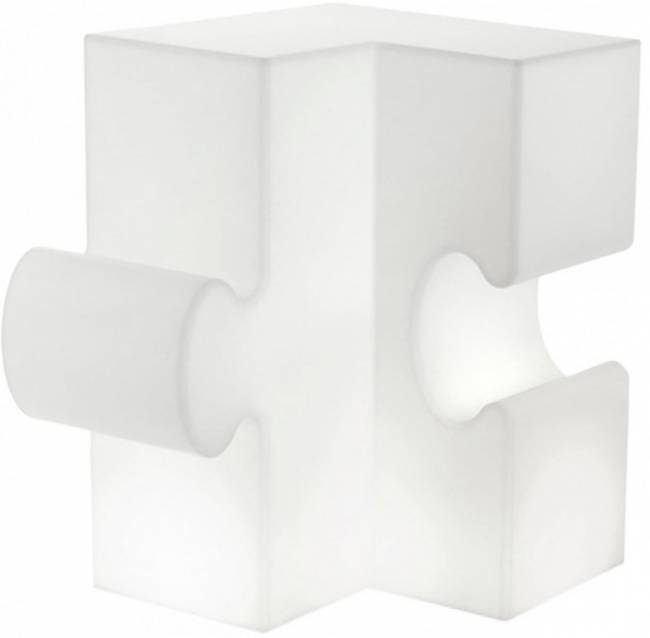 Светильник пластиковый Пазл Puzzle Corner Lighting белый 450х350х500 мм