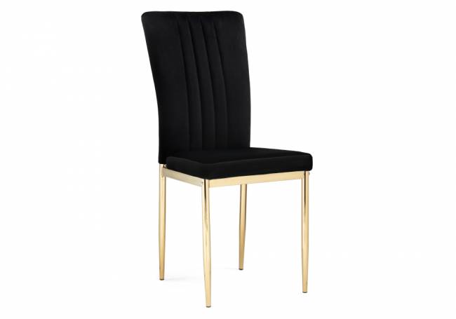 Стул на металлокаркасе Rek black / gold