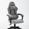 Кресло спортивное TopChairs Druid серый ткань