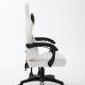 Кресло спортивное TopChairs Phantom бело-черный
