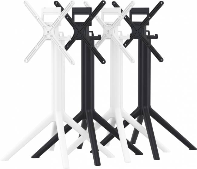 Подстолье пластиковое складное Sky Folding Legs белый 470х470х710 мм Подстолье пластиковое складное Sky Folding Legs белый 470х470х710 мм