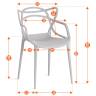 Стул Кет Чаир/Cat Chair (мод.028)/1 шт. в упаковке пластик, 53х59х82,5см, черный черный 3010 черный пластик Стул Кет Чаир/Cat Chair (мод.028)/1 шт. в упаковке пластик, 53х59х82,5см, черный черный 3010 черный пластик