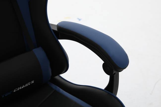 Кресло спортивное TopChairs Shadow черно-синий