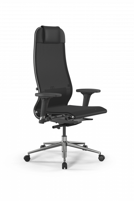 Кресло SynchroSit 10 B1-104D - T /Um00/Nb00/D02P(M23.B23.G18.W02), черный