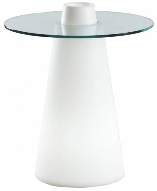 Стол пластиковый светящийся Peak Lighting белый Ø800х800 мм Стол пластиковый светящийся Peak Lighting белый Ø800х800 мм