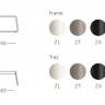 Столик кофейный Lisa Lounge Side Table тортора 630х550х320 мм