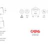 Стул с обивкой Zebra Pop 4 legs сатинированная латунь, желтый 540х520х810 мм Стул с обивкой Zebra Pop 4 legs сатинированная латунь, желтый 540х520х810 мм