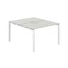 SG.244.SH.63.WH / Рабочая станция 1200х1438х750 / профиль: 60х30 белый; столешница: серый бархат