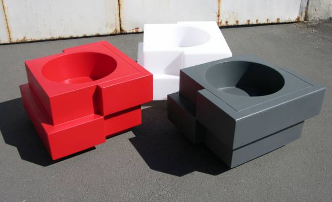 Кашпо пластиковое Cubic Yo Standard 720х720х460 мм