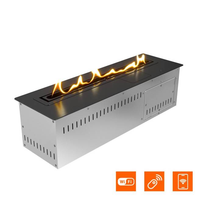 Автоматический биокамин SteelHeat AB 600 (Черный + Wi-Fi)