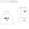 Кресло пластиковое Romeo красный 580х530х830 мм
